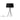 Trípode G6 table lamp (black, switched off, white background) by Equipo Santa & Cole — view 7