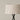 Designer table lamp with Bretona striped fabric shade