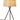 Santa & Cole Trípode M3 table lamp with natural ribbon shade