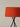 Trípode M3 red amber shade bedside table lamp