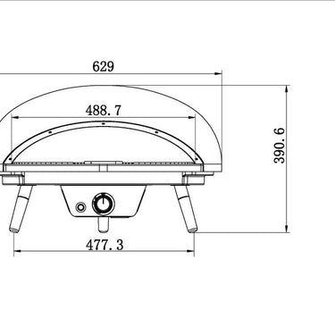 Turtle Motion - Gas Powered Pizza Oven by LE FEU