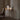 Astep Upglas T2 table lamp, white version lit in a wall niche