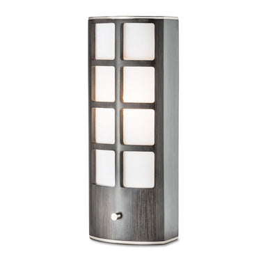 Nova of California Ventana Accent Table Lamp 20 Charcoal Grey Wood