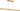 Maybeck 48 Cast Glass Linear Chandelier by AvroKO for Visual Comfort - brass lit angle view