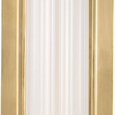 Alo Small Fluted Glass Vanity Sconce by AvroKO for Visual Comfort - front