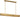 Pench Large Tapered Brass Linear Chandelier by Kelly Wearstler for Visual Comfort - brass lit angle view