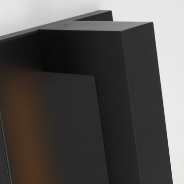 Stagger Small Indirect Outdoor Wall Sculpture - detail