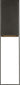 Alude 36 Brass Outdoor Wall Sconce by Mick De Giulio for Visual Comfort - angle