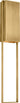 Alude 45 Brass Outdoor Wall Sconce by Mick De Giulio for Visual Comfort - angle