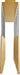 Pylon 18-Light Chandelier Visual Comfort Modern - brass side view