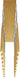 Pylon 18-Light Chandelier Visual Comfort Modern - brass side view 2
