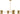 Shanti X-Large chandelier in Natural Brass, alternate studio view of the spun metal shades