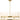 Sagrada 60 Two-Tier Chandelier by Sean Lavin in Hand-Rubbed Antique Brass, two tiers of lit crystal rods on a brass ring