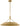 Sospeso X-Large Pendant by Sean Lavin in Natural Brass, full front view of the pendant hanging from its stem and canopy
