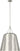 Sospeso Tapered X-Large Pendant by Sean Lavin in Polished Nickel, angled view of the pendant