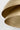 Shanti Grande Pendant by Sean Lavin in Natural Brass, close view of the cylinder where the stem meets the shade
