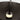 Shanti X-Large Double Asymmetric Pendant by Sean Lavin in Dark Bronze, detail view