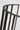 Sanchi Large Pendant by Sean Lavin in Aged Iron, close view of the hammered rim at the top of the basket