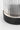 Detail of the Tawa Accent lamp's vertically ribbed glass and Black metal cap