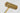 Detail of the Ponte X-Large lamp's antique brass head and arm