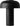 Louver 9 rechargeable table lamp in Black, side view on white