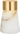 Caspe Alabaster 8 lamp in Hand-Rubbed Antique Brass, angled view of the veined alabaster