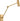 Ponte Medium Task Sconce by Sean Lavin in Natural Brass, three-quarter view of the arm and the cylinder head on its wall plate
