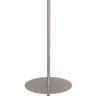 House of Troy Vernon 3-bulb Floor Lamps with Table in Platinum Gray