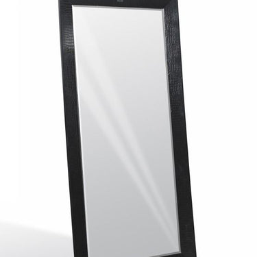 AX Regal Black Crocodile Floor Mirror