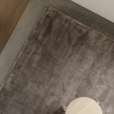 Visca Viscose Area Rug Zinc Blomus 67018