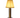 Victoria rechargeable table light, brass finish, used as a bedside reading lamp.