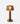 Victoria Glass rechargeable lamp by NEOZ – Aged Brass with amber glass shade
