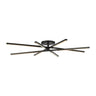 Cityscape Grande flush mount, bronze finish, modern geometric LED ceiling light for dining room.