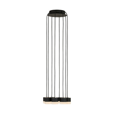 Visual Comfort Gable 8-Light Alabaster Chandelier – Elegant LED Cluster Fixture for High Ceilings & Contemporary Interiors