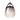 Visual Comfort Modern Alina Monopoint Pendant, dimmable LED, teardrop design, smoke glass, bathroom vanity light.