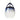 Hand-blown steel blue glass Alina Pendant Light, 3000K LED, close-up detail, modern pendant lighting.