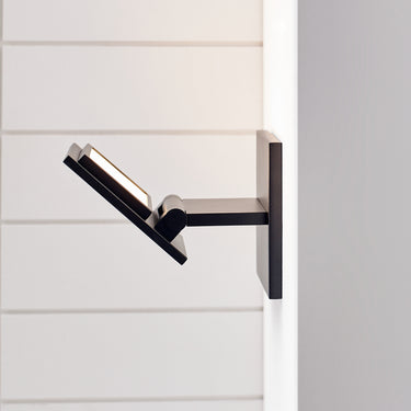 Kelly Wearstler Angolo 6" Outdoor Wall Light, Black Finish