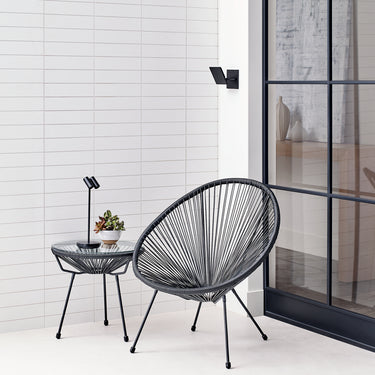 Modern Outdoor Wall Sconce, Angolo 6" by Visual Comfort