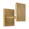 Modern Brass Wall Sconce | Angolo 6" | Hand-Rubbed Antique Brass | Visual Comfort