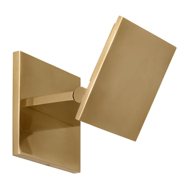 Angolo 6" Wall Sconce by Visual Comfort in Hand-Rubbed Antique Brass Finish