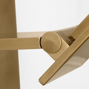 Modern Brass Wall Sconce: Kelly Wearstler Angolo 6" Light Fixture