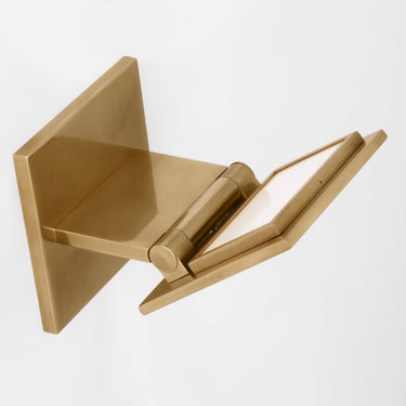 Antique Brass Angolo Wall Sconce - Contemporary Lighting by Visual Comfort