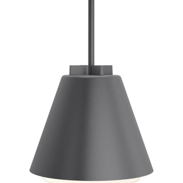 Bowman 12" Modern Outdoor LED Pendant, Energy Efficient Porch Fixture