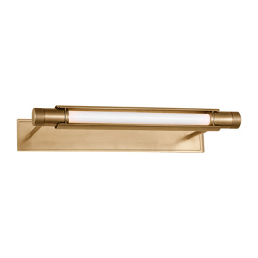 Capa 18" Gallery Wall Lighting, Slim Profile LED, Brass Finish
