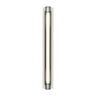 Visual Comfort Modern Capa LED vanity fixture in polished nickel finish installed vertically