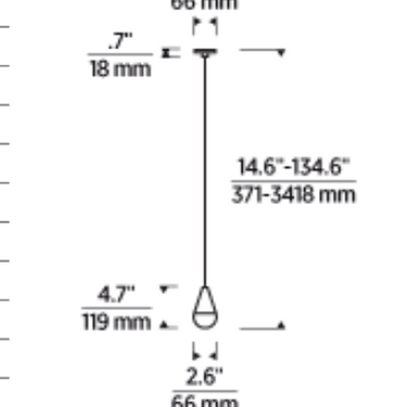 Visual Comfort Cupola Port Pendant installed in a contemporary residential kitchen setting, line drawing.