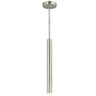 Antique nickel Ebell small LED pendant, modern kitchen island.