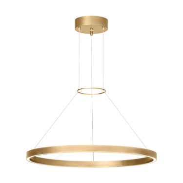 Visual Comfort modern LED ring chandelier with dual-direction lighting