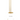 Fielle LED floor lamp in white and brass finish with minimalist tubular structure and warm lighting