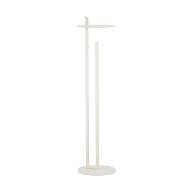 Modern white LED floor lamp, 65.3 inches tall, by Kelly Wearstler for Visual Comfort